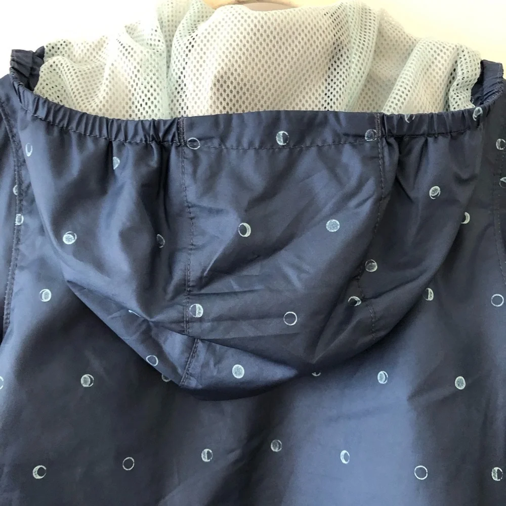 North Face Baby Moon Phase Blue Windbreaker Jacket 18-24 M